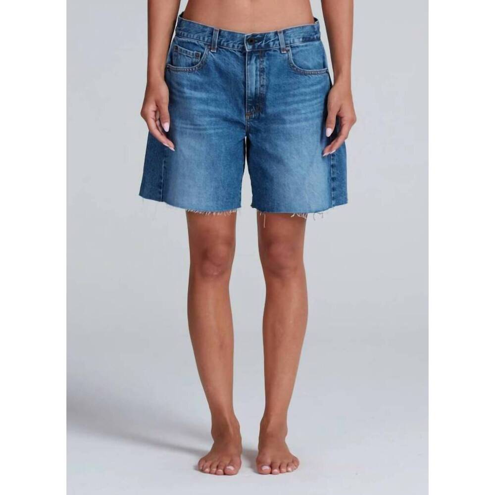 NEW ASKK NY sloop relaxed jean short in port